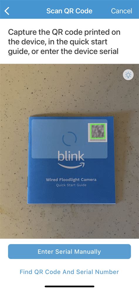Image result for How to Scan Blink Camera Code