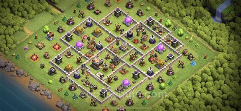 Best Base TH11 with Link, Hybrid Anti Everything - Town Hall Level 11 ...