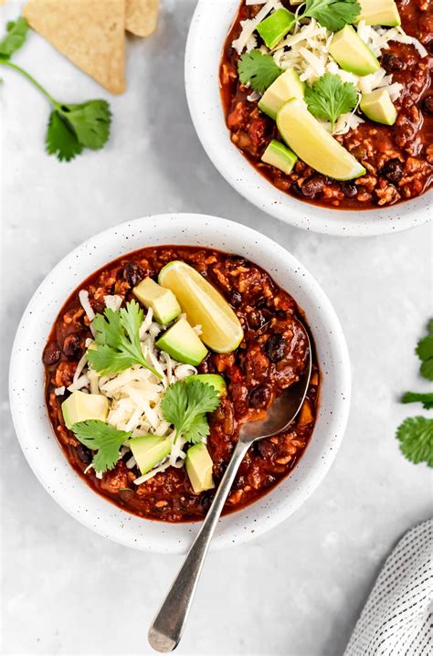 Healthy Turkey Chili - Kim's Cravings