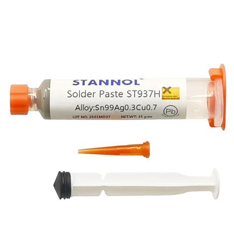 35g SAC Solder Paste Lead-free Sn99/Ag0.3/Cu0.7 In Syringe RoHS ...