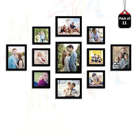 Art Street Set of 11 Individual Black Wall Photo Frames Wall Decor |Mix ...