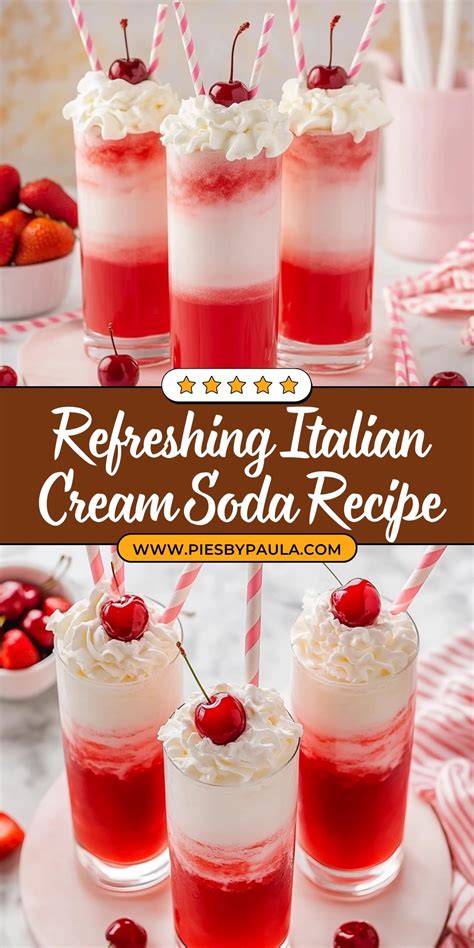 Italian Cream Soda Recipe - Creamy Delight for Refreshing Indulgence