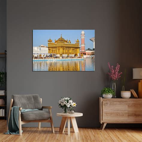Golden Temple Glass Wall Paintings – Flair Glass