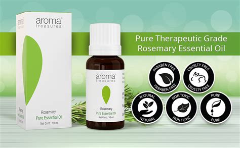 Aroma Treasures Rosemary essential oil for hair growth, Skin ...