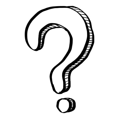 Premium Vector | Doodle sketch style of question marks hand drawn ...