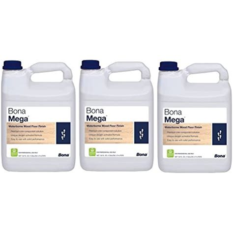 Bona Mega Wood Floor Finish Satin Contractor Pack 3 Gallon - Walmart.com