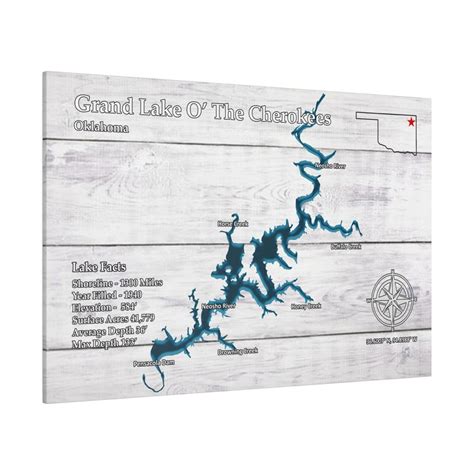 Grand Lake Oklahoma Map