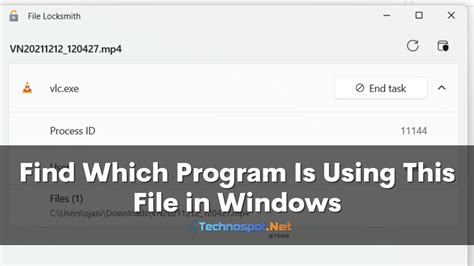 Image result for How to See If Another Application or User Is Using a File