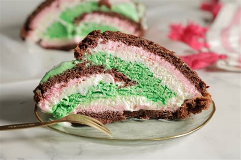 Tricolor Ice Cream Cake Roll - Kosher.com