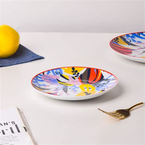 Sylvia Ceramic Dessert Plate 6 Inch Online - Premium Small Plate | Nestasia