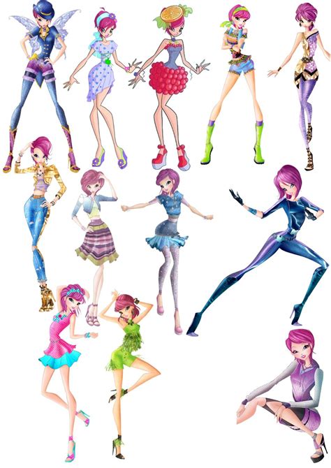 Winx all Tecna outfits 3