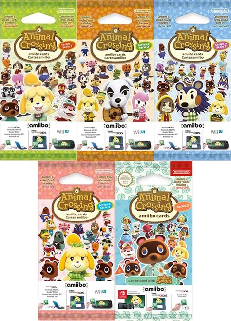 Video Game Nintendo Animal Crossing Amiibo Cards Series 1, 2, 3, And ...