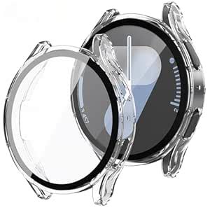 VEMIGON Hard PC Case Compatible with Samsung Galaxy Watch 7 2024 Screen ...