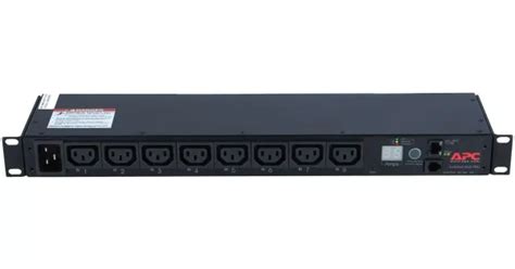 AP7921 APC Switched Rack PDU Switched, 1U, 16A, C20 Input 208/230V, 8 x ...