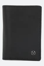 Buy Men Black Genuine Leather Wallet Online - 806025 | Van Heusen