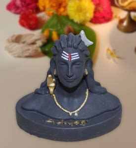 The Stark Mart Shiva Adiyogi Shiv Shakti Statue Resin for Car Dash ...