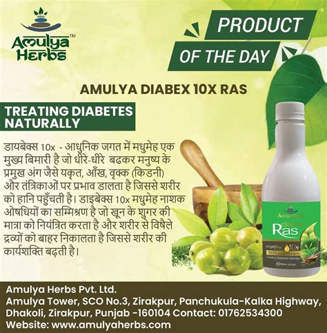 Buy Amulya Diabex 10 x Ras- 500 ml Online at Low Prices in India ...
