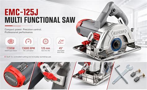 Eastman Corded Electric Marble Saw Wood Cutter 13000 Rpm, 1700 Watt ...