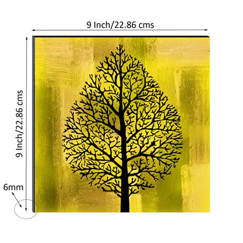 6MM MDF Abstract Tree Satin Matt Texture UV Art Painting - eCraftIndia ...