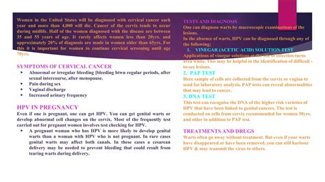 Human papillomavirus infection and cervical cancer. | PPTX