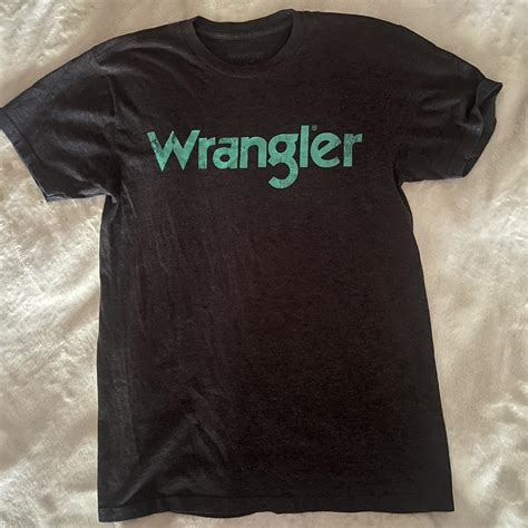 Wrangler t shirt Simple dark grey lightweight... - Depop