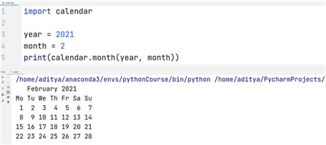 Image result for Enumerate Calendar Example Python