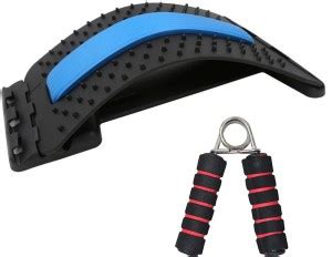 MUNSHINE Combo Of Adjustable Magic Back Support With Foam Hand Grip ...