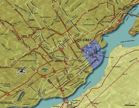 Image result for Quebec City Map