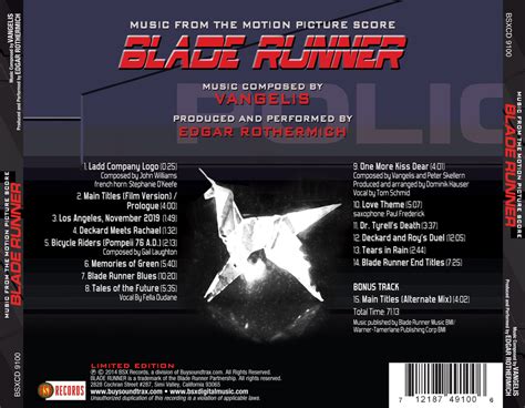 Image result for Blade Runner Music
