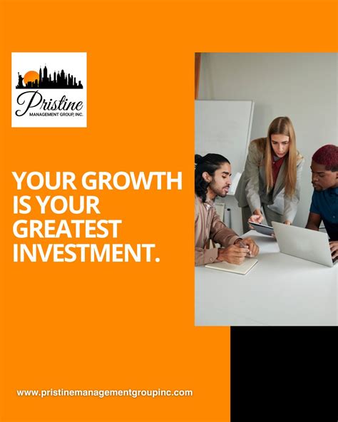 🚀 Your growth is your greatest investment. | Pristine Management Group Inc