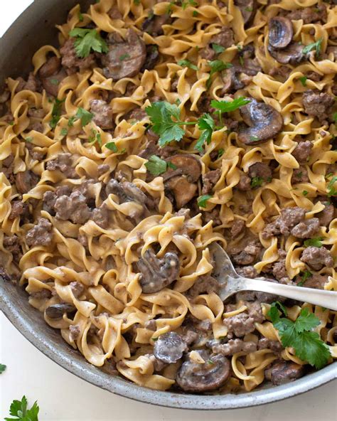 One-Pot Beef Stroganoff | The Girl Who Ate Everything