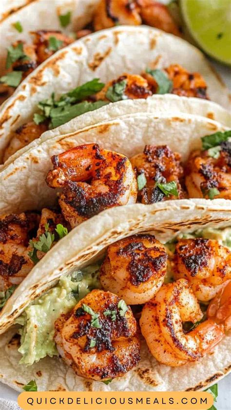 Blackened Shrimp Taco Recipe - Quick Delicious Meals