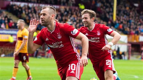 Scottish Premiership round-up: Aberdeen halt Motherwell progress ...