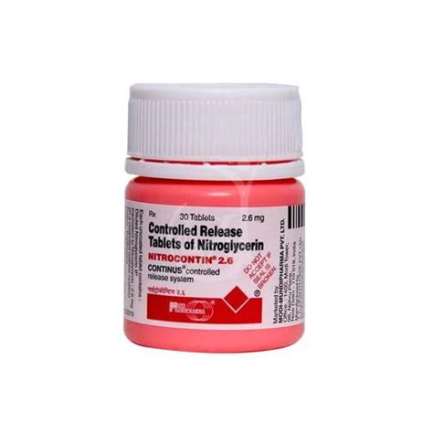 Nitrocontin 2.6 Exporter in India - Jindal Medical Store