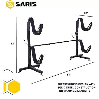 Saris Kayak Storage Rack, Freestanding Kayak Rack For Two-kayak, Sup ...