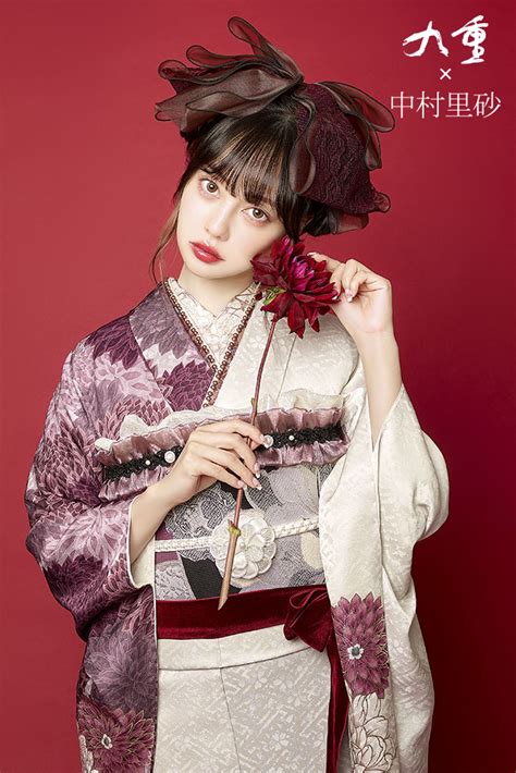 九重 × 中村里砂 RN11 #二色 #Bicolor 振袖 | 名古屋・岐阜の成人式ならハタチの振袖 アンジュ