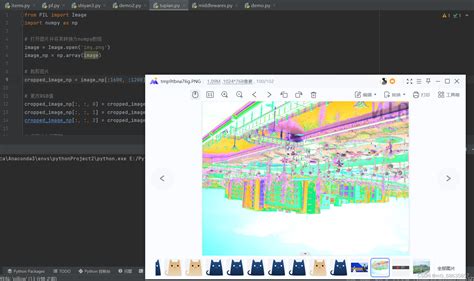 Python 图片 的图像结果