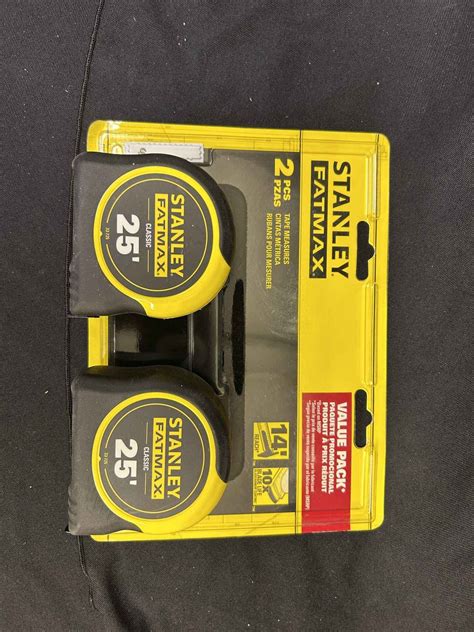 70 - Stanley Measuring Tapes - Quick Bids