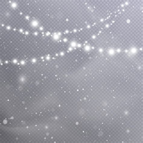 Designelemente für Weihnachtsbeleuchtung Leuchtende Girlanden für ...