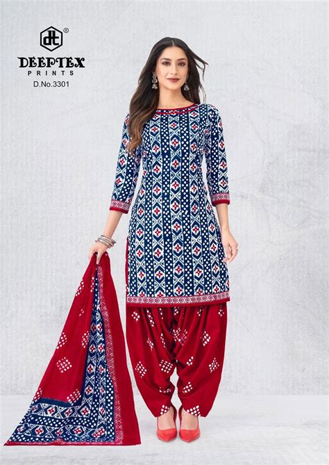 Deeptex Batik Plus Vol 33 Cotton Printed Fancy Dress Material Collection