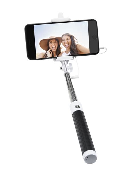 Linocell Selfiestang med 3,5 mm-kontakt - Selfiestang | Kjell.com