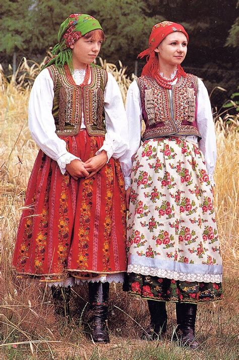 Costume of western Krakow region | Polish traditional costume, Albanian ...