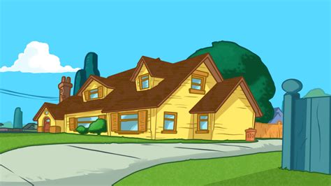 Phineas and Ferb - Front Yard by C-Hats on DeviantArt