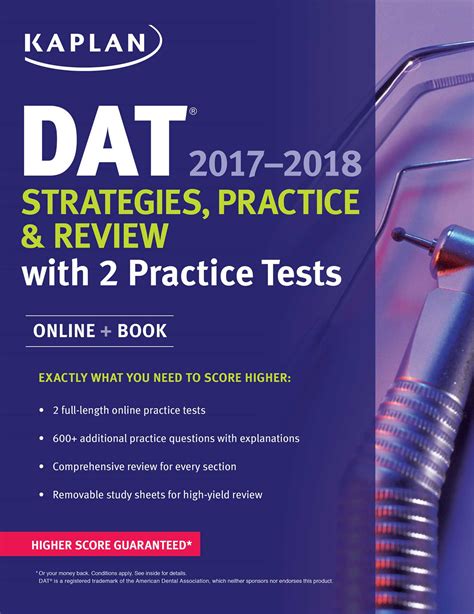 DAT 2017-2018 Strategies, Practice & Review with 2 Practice Tests ...