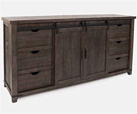 Buy Jofran Madison County Reclaimed Pine Barn Door Farmhouse Buffet ...