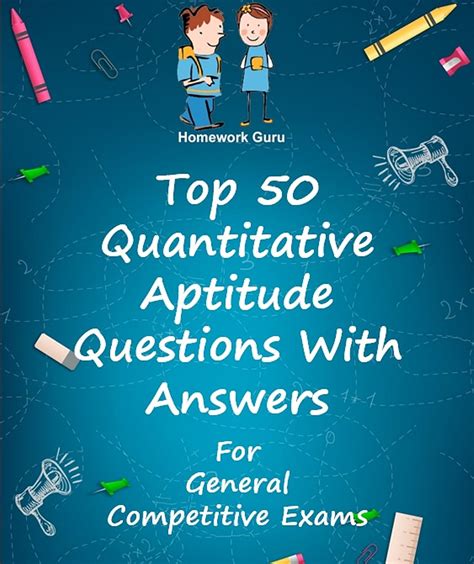 Top 50 Quantitative Aptitude Questions With Answers: For General ...