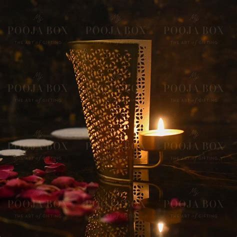 Buy Aara Tealight Holder Online in India - Mypoojabox.in
