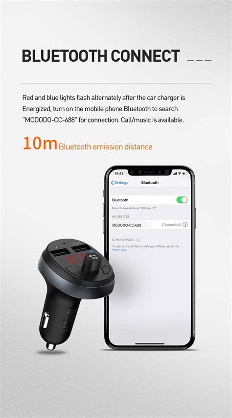 Rezultat imagine pentru Bluetooth FM Transmitter Car