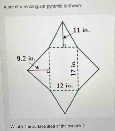 Net of Rectangular Pyramid 的图像结果