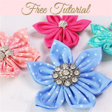 Image result for Cloth Flower Tutorial